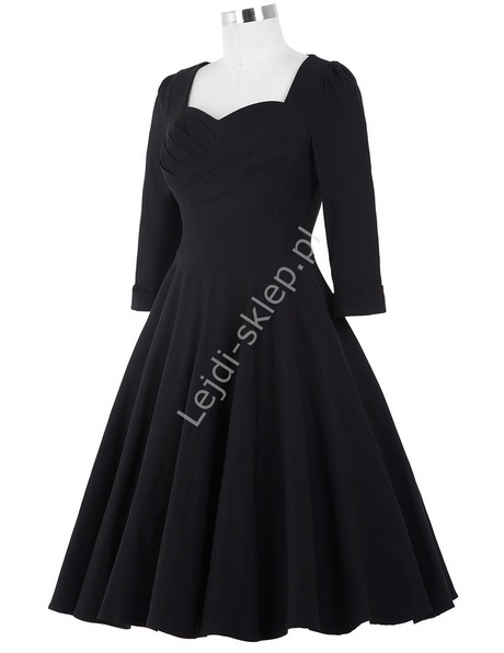 czarna-sukienka-pin-up-08 Czarna sukienka pin up