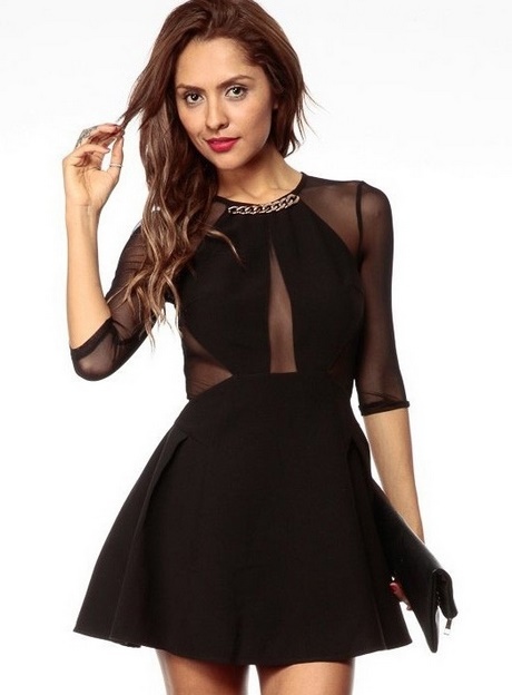 czarna-sukienka-siatka-85 Czarna sukienka siatka