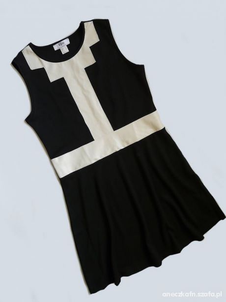 czarna-sukienka-z-bialymi-wstawkami-87_10 Czarna sukienka z białymi wstawkami