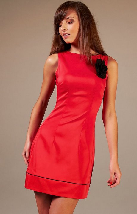 czerwona-sukienka-prosta-43_6 Czerwona sukienka prosta