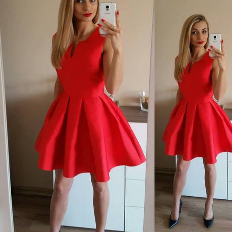 czerwona-sukienka-xs-61_10 Czerwona sukienka xs