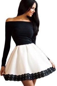 modne-sukienki-bialo-czarne-75_5 Modne sukienki biało czarne