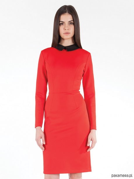 olowkowa-czerwona-sukienka-13_16 Ołówkowa czerwona sukienka
