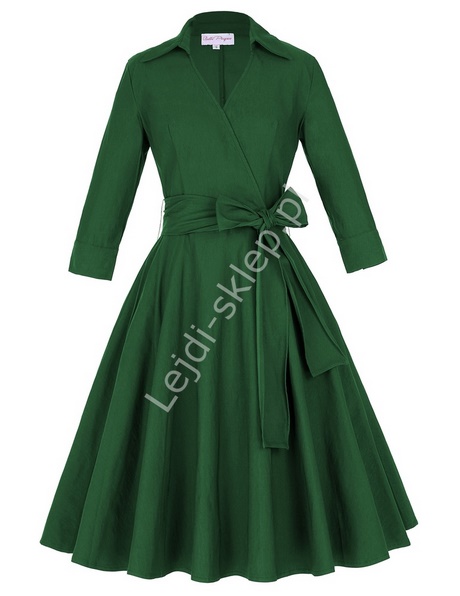 sukienka-dzianinowa-zielona-64_4 Sukienka dzianinowa zielona