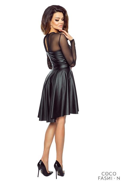 sukienki-skorzane-czarne-64 Sukienki skórzane czarne