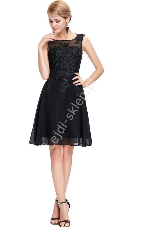 sukienki-weselne-czarne-74 Sukienki weselne czarne