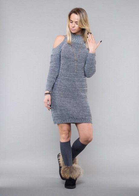 szara-sukienka-sweter-91_2 Szara sukienka sweter