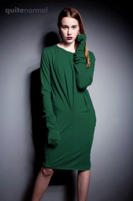 zielona-sukienka-dzianinowa-91_18 Zielona sukienka dzianinowa