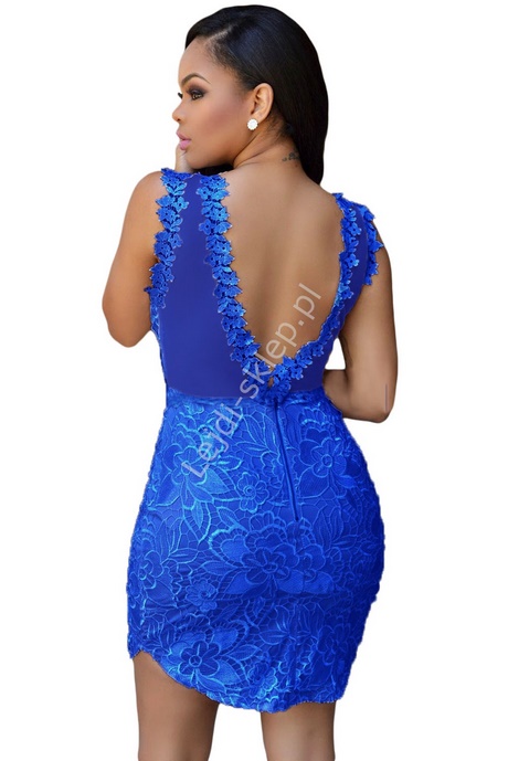niebieska-sukienka-koronkowa-58_18 Niebieska sukienka koronkowa