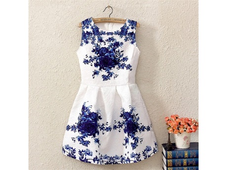 sukienka-biao-niebieska-26 Sukienka biało niebieska
