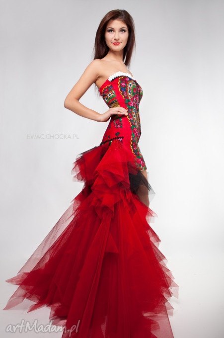 suknia-lubna-czerwona-29_3 Suknia ślubna czerwona