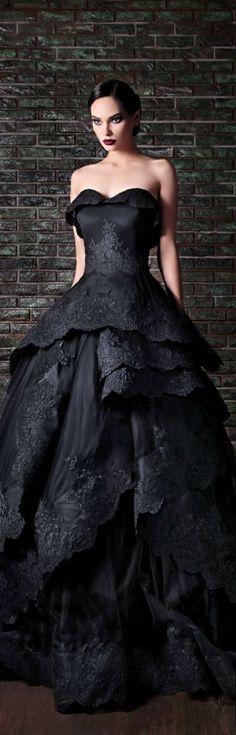czarne-sukienki-slubne-16 Czarne sukienki ślubne