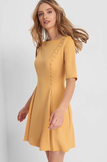 orsay-zolta-sukienka-46_2 Orsay żółta sukienka