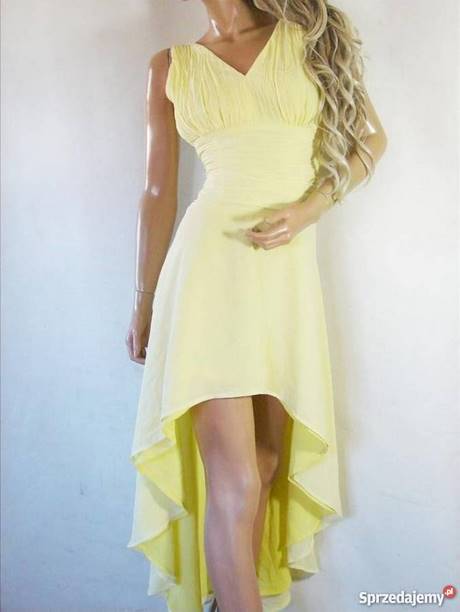 sukienki-na-wesele-zolte-21_7 Sukienki na wesele żółte