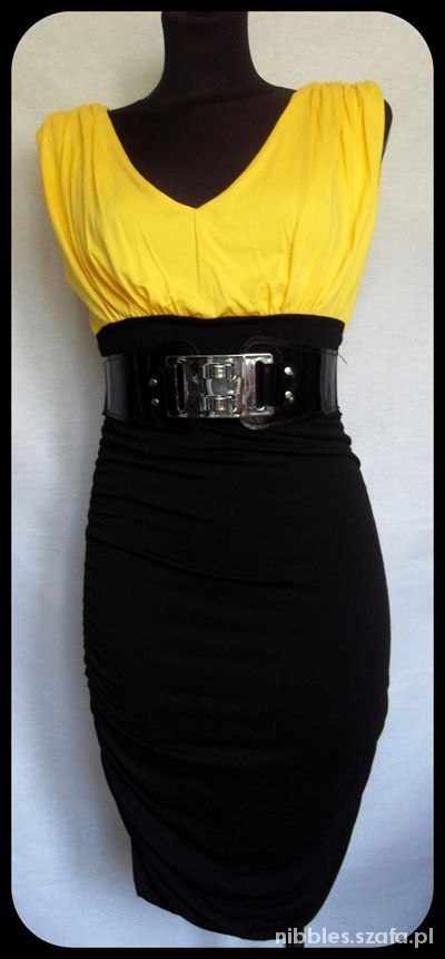 sukienki-zolto-czarne-95_8 Sukienki żółto czarne