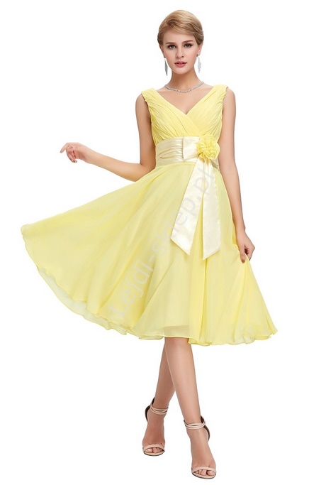 zolta-sukienka-na-wesele-jakie-dodatki-12_4 Żółta sukienka na wesele jakie dodatki