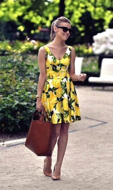 zolta-sukienka-stylizacje-21_5 Żółta sukienka stylizacje