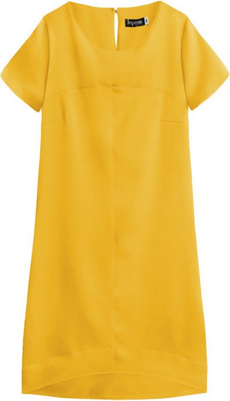zolta-sukienka-trapezowa-50_15 Żółta sukienka trapezowa