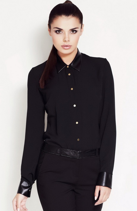 koszule-czarne-damskie-33_20 Koszule czarne damskie