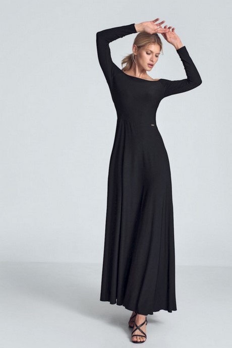 czarna-sukienka-na-wesele-2022-95_13 Czarna sukienka na wesele 2022