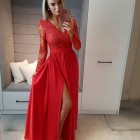 Czerwone sukienki długie