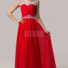 Długa czerwona sukienka na wesele