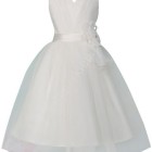 Białe sukienki dla małych dziewczynek