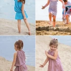 Sukienka na plaże dla dziewczynki