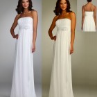 Biała długa suknia