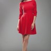 Czerwona elegancka sukienka