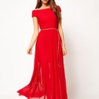 Czerwona maxi sukienka
