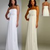 Długa biała suknia