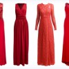 Długie czerwone sukienki