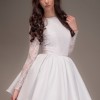 Krótkie białe sukienki
