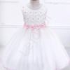Biała tiulowa sukienka dla dziewczynki