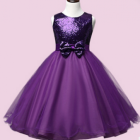 Fioletowa sukienka dla dziewczynki