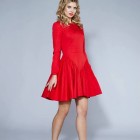 Czerwona sukienka świąteczna