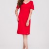Sukienka czerwona prosta