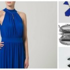Niebieska sukienka dodatki