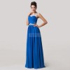 Sukienka długa niebieska