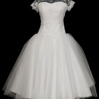 Suknia ślubna krótka retro